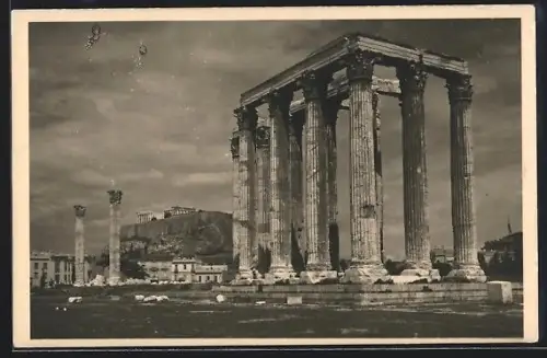 AK Athènes, Le Temple du Jupiter Olympien