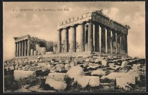 AK Athènes, Le Parthénor, Coté Sud