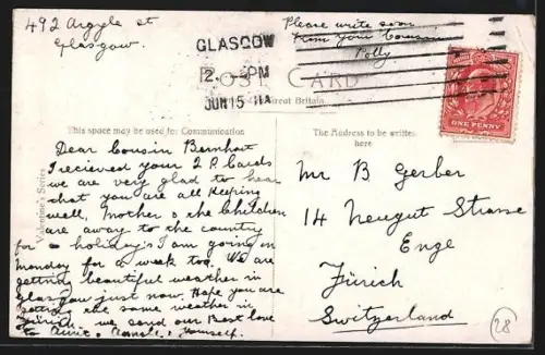 AK Glasgow, Opening the Scottish National Exhibition, May 1911