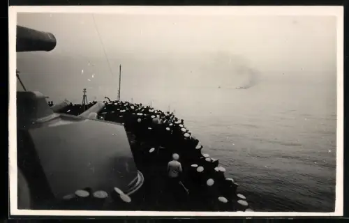 Fotografie Kriegsschiff SS Ascania