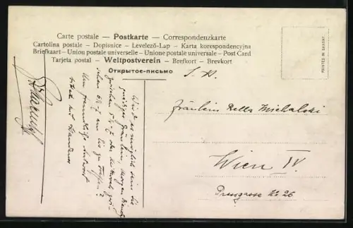 AK Kleiner Kreuzer Hamburg fährt unter Volldampf entlang der Küste, Kriegsschiff