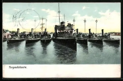 AK Torpedoboote der Kaiserlichen Marine, Kriegsschiff