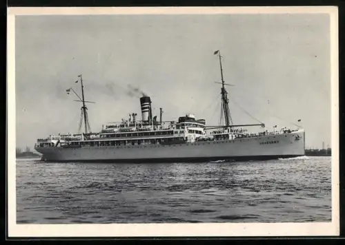AK Postdampfer Ussukuma, Deutsche Ost-Afrika-Linie Hamburg, Passagierschiff
