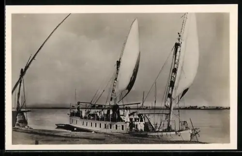 AK American missionary boat Ibis in Egypt