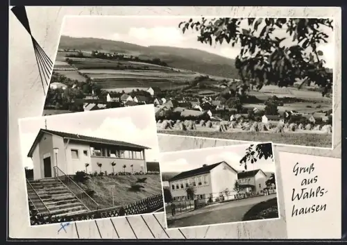 AK Wahlshausen, Ortsansicht, Schule, Gemeindehaus