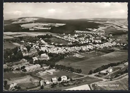AK Adelebsen, Ortsansicht vom Flugzeug aus