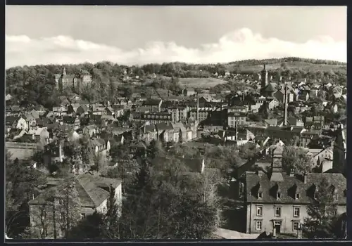 AK Lichtenstein /Hohenstein-Ernstthal, Stadtansicht, Schloss, Kirche