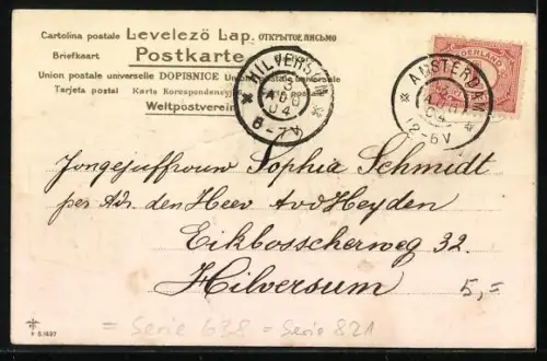 AK Pudel vor einer Kiste mit Katzenbabys