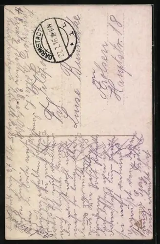 AK Soldat der Artillerie in Uniform mit Frau