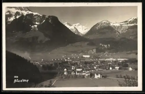 AK Bludenz, Teilansicht mit Kirche