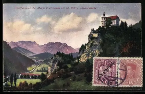 AK St. Peter-Freienstein, Wallfahrtskirche Maria Freyenstein