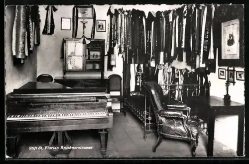 AK St. Florian, Stift, Brucknerzimmer