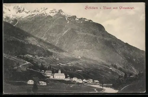 AK Sölden, Panorama mit Grieskogl