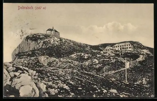 AK Dobratsch, Hotel und Bergkapelle