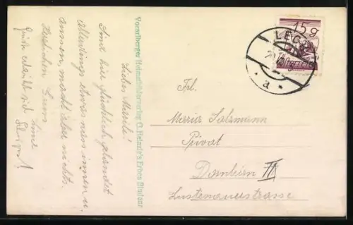 AK Lech, Panorama mit Kirche