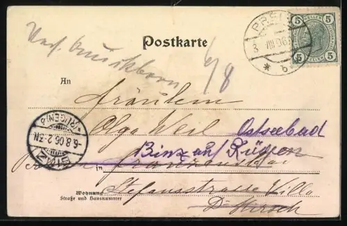 AK Prein, Kirche und Raxalpe