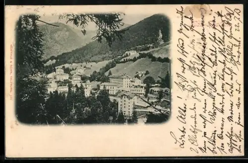 AK Bad Gastein, Teilansicht mit Kapelle