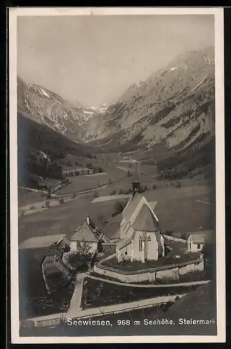 AK Seewiesen, Panorama mit Kirche