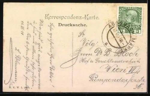 AK Aggsbach Markt, Uferpartie