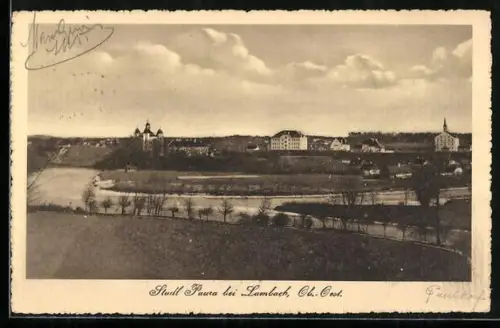 AK Stadl Paura bei Lambach, Ortspartie