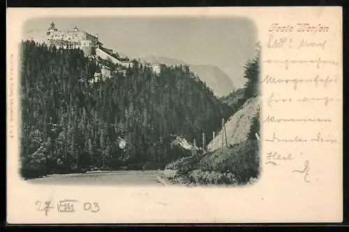 AK Werfen, Panorama mit Feste