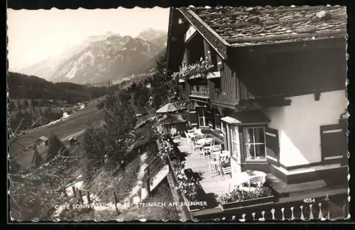 AK Steinach am Brenner, Cafe-Terrasse Sonnwendalm