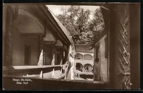 AK Steyr /Ob.-Oest., Alter Hof
