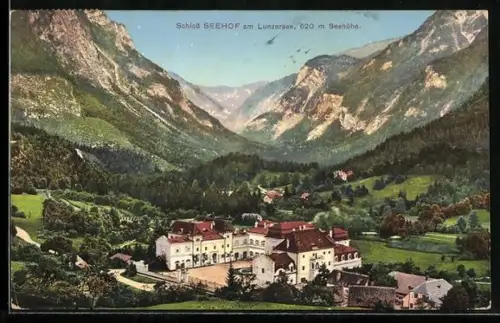 AK Lunz /Lunzersee, Schloss Seehof