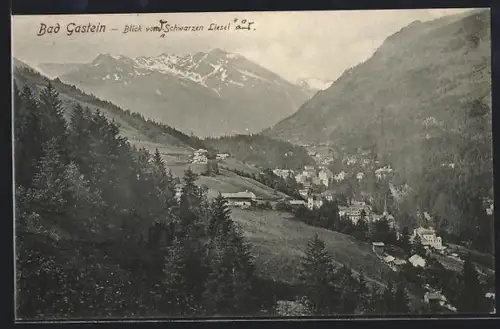 AK Bad Gastein, Blick von der Schwarzen Liesel
