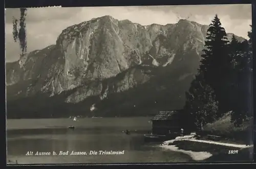 AK Alt Aussee b. Bad Aussee, Die Trisslwand