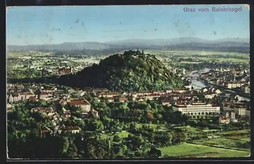 AK Graz, Blick vom Rainerkogel