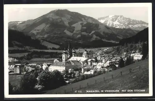 AK Mariazell /Steiermark, Panorama mit dem Ötscher