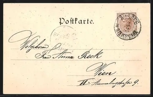 AK Alt-Aussee, Panorama mit Gebirgsblick