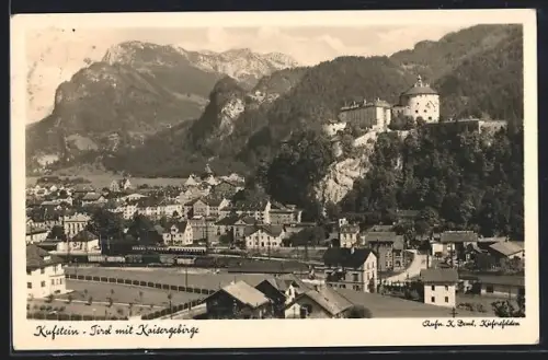 AK Kufstein /Tirol, Festung und Kaisergebirge
