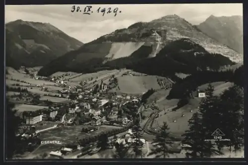 AK Eisenerz, Ortsansicht aus der Vogelschau