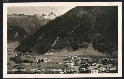 AK Mallnitz, Blick ins Seebachtal, Ankogelgruppe