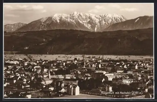 AK Klagenfurt, Panorama mit Hochobir