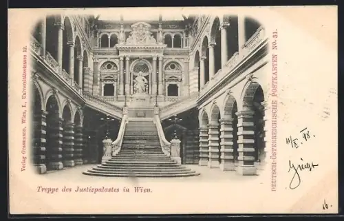 AK Wien, Treppe im Justizpalast