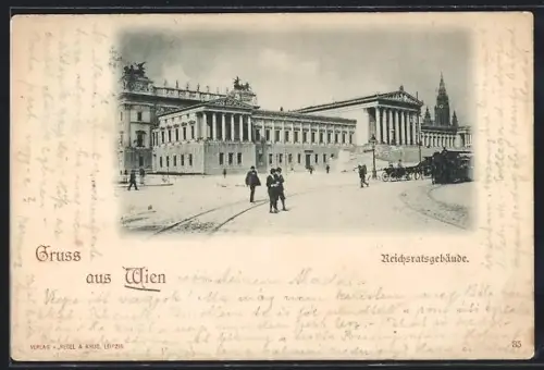 AK Wien, Reichsratsgebäude