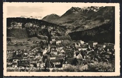 AK Feldkirch /Vorarlberg, Blick vom Ardetzenberg