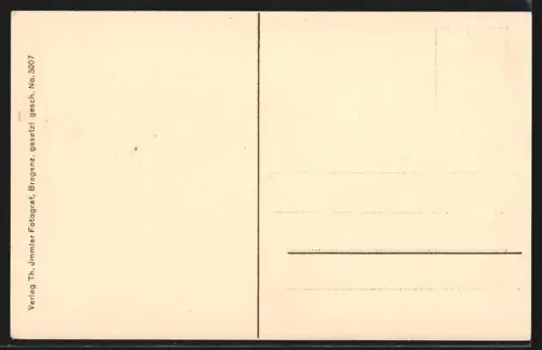 AK Bregenz, Gebhardsberg mit Kirche auf Felsvorsprung