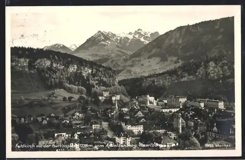AK Feldkirch /Vorarlberg, Blick vom Ardetzenberg
