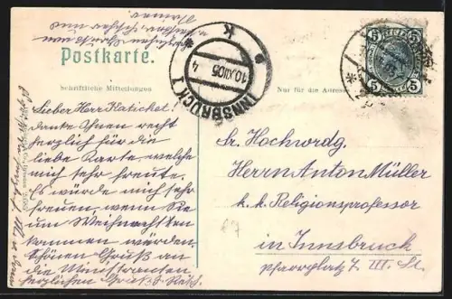 AK Feldkirch /Vorarlberg, Ortspanorama mit Vorderälpele