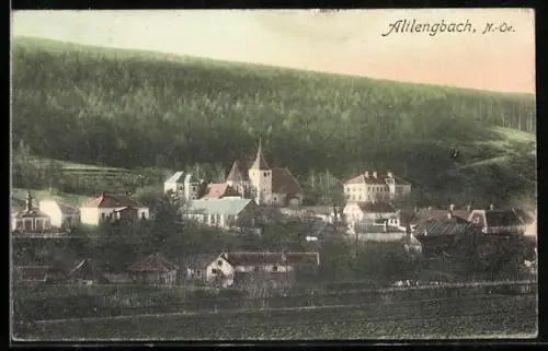 AK Altlengbach /N.-Oe., Panorama mit Kirche
