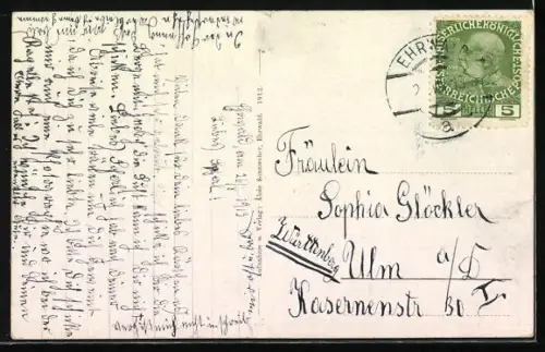 AK Ehrwald, Partie mit Wetterstein