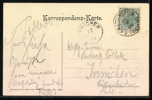 AK Pottenstein a. d. T., Panorama mit Kirche