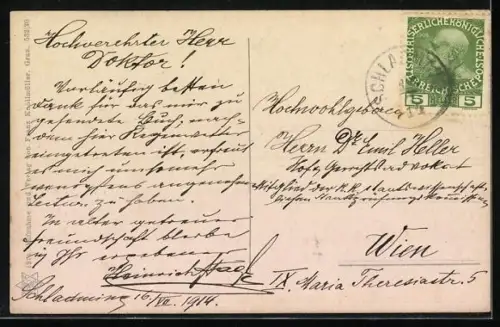 AK Ramsau bei Schladming, Blick zur Dachsteingruppe