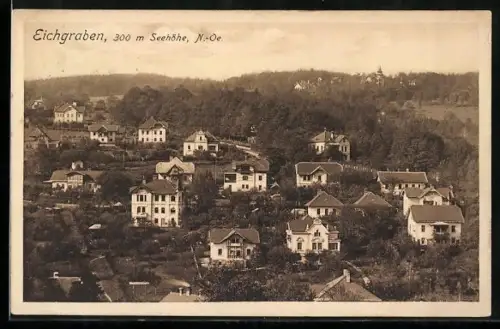 AK Eichgraben /N.-Oe., Ortsansicht aus der Vogelschau