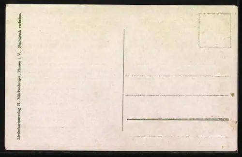 Lied-AK Hilmar Mückenberger: Lied Da muss aufgeworzelt wär'n, Mutter gibt einem frechen Jungen eine Tracht Prügel