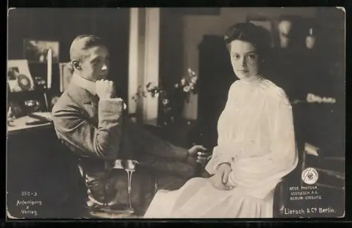 AK Kronprinz Wilhelm von Preussen mit Gattin Cecilie